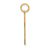 Gold Latin Cross Pendant