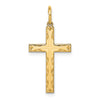 Gold Latin Cross Pendant