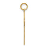 Gold Latin Cross Pendant