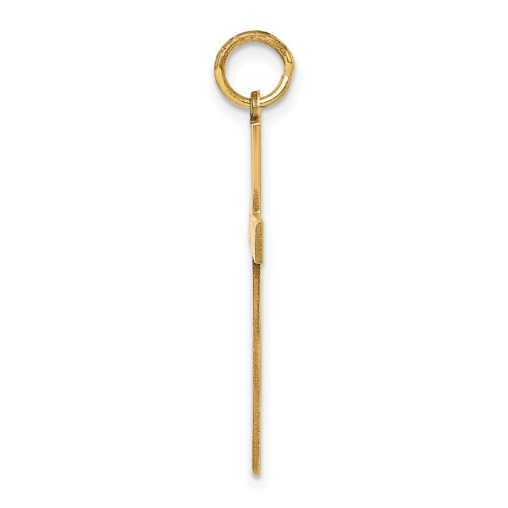 Gold Latin Cross Pendant