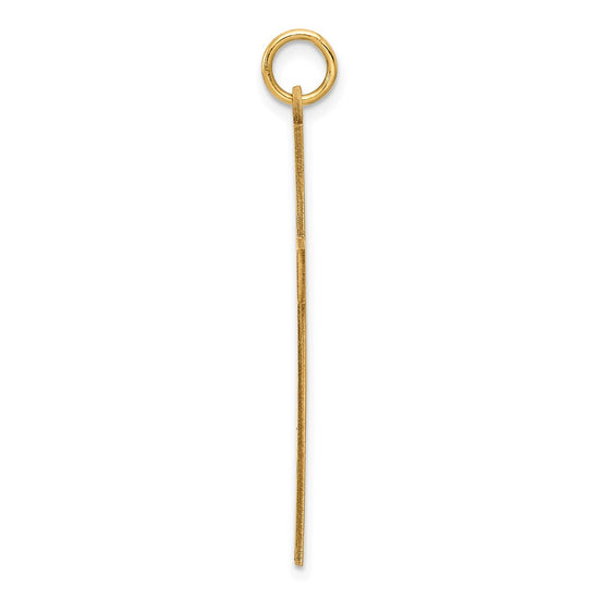 Gold Latin Cross Pendant