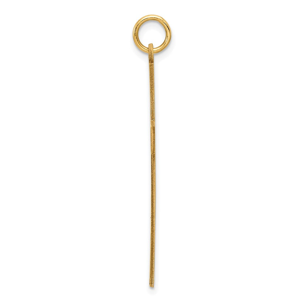 Gold Latin Cross Pendant