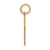 Gold Latin Cross Pendant