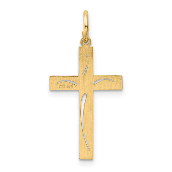 Gold Latin Cross Pendant
