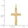 Gold Latin Cross Pendant