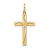 Gold Latin Cross Pendant