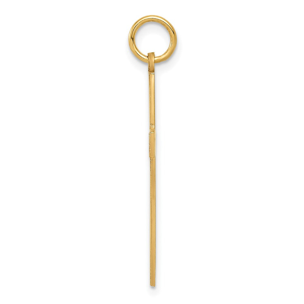 Gold Latin Cross Pendant