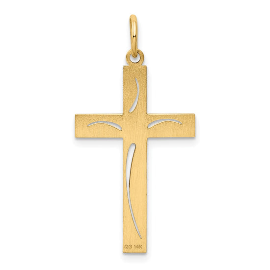 Gold Latin Cross Pendant