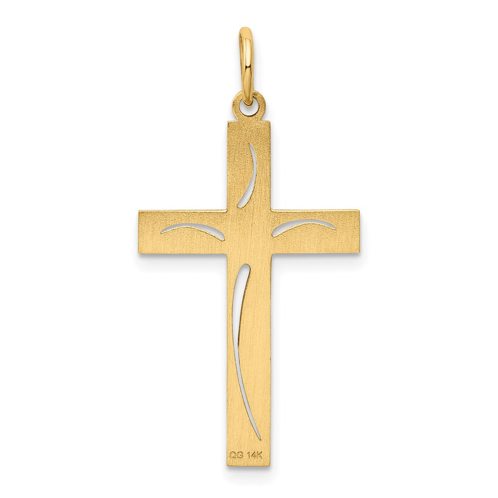 Gold Latin Cross Pendant