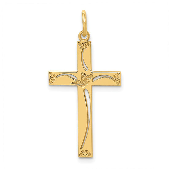 Gold Latin Cross Pendant