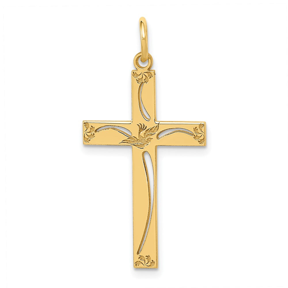 Gold Latin Cross Pendant