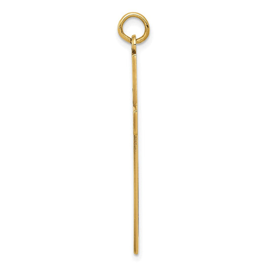 Gold Latin Cross Pendant