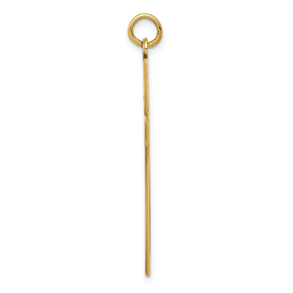 Gold Latin Cross Pendant