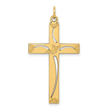 Gold Latin Cross Pendant