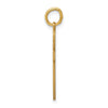 14K Laser Designed Ankh Cross Charm