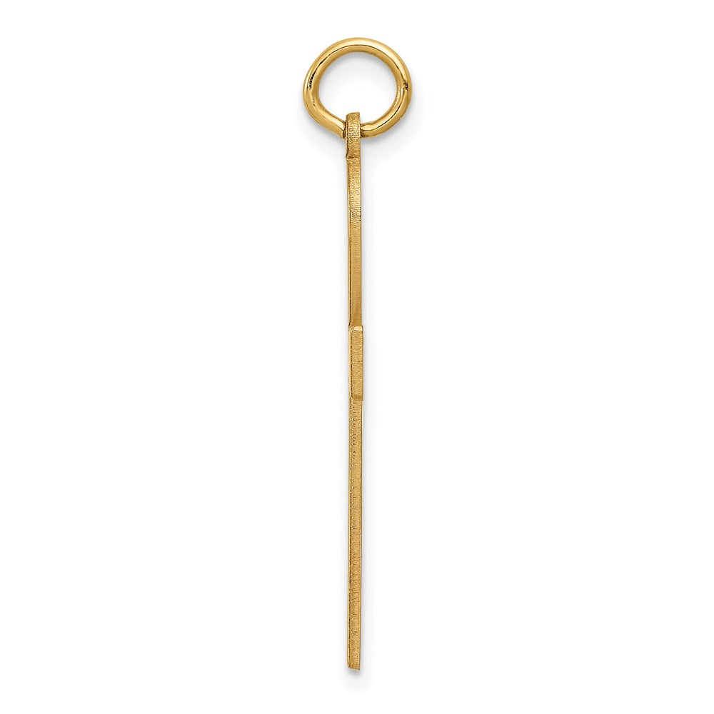 14K Laser Designed Ankh Cross Pendant