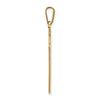 Gold Latin Cross Pendant