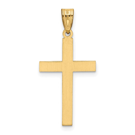 Gold Latin Cross Pendant