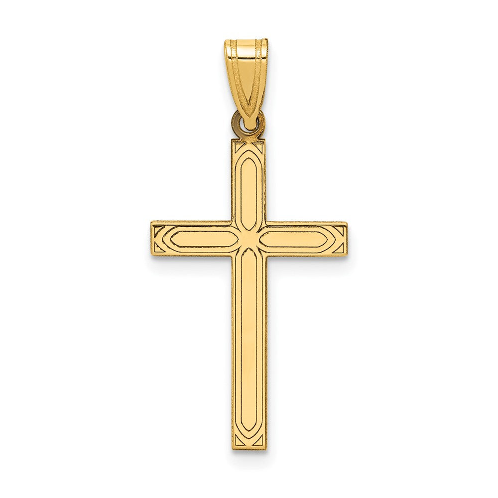 Gold Latin Cross Pendant