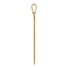 Gold Latin Cross Pendant