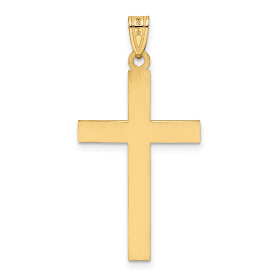 Gold Latin Cross Pendant