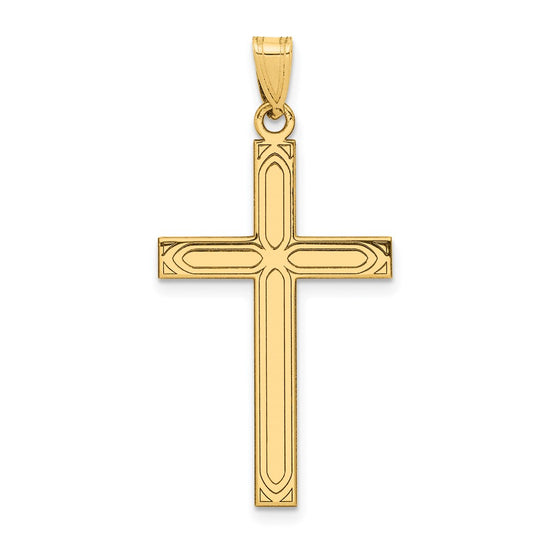 Gold Latin Cross Pendant