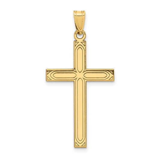 Gold Latin Cross Pendant