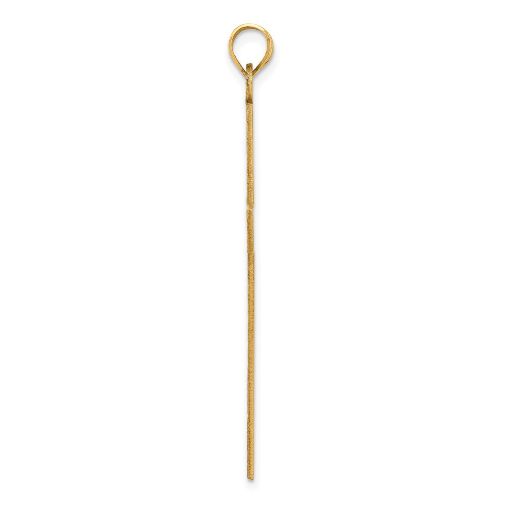Gold Latin Cross Pendant