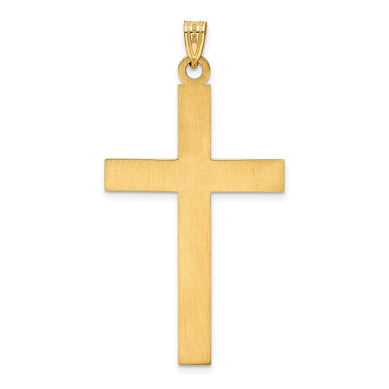Gold Latin Cross Pendant