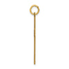 14K Laser Designed Ichthus Cross Pendant