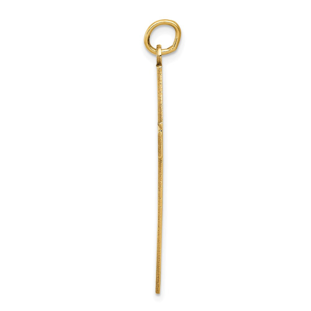 Gold Latin Cross Pendant