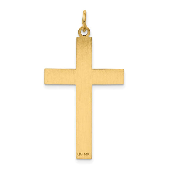 Gold Latin Cross Pendant