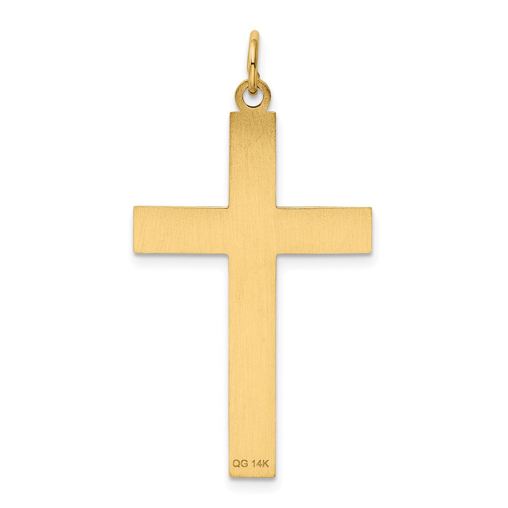 Gold Latin Cross Pendant