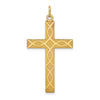 Gold Latin Cross Pendant