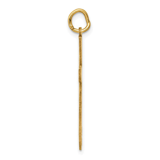 Gold Latin Cross Pendant
