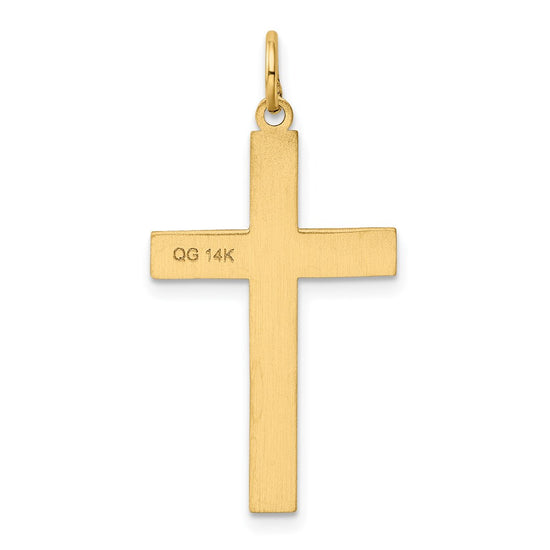 Gold Latin Cross Pendant