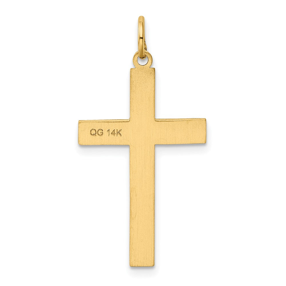 Gold Latin Cross Pendant