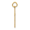 Gold Latin Cross Pendant
