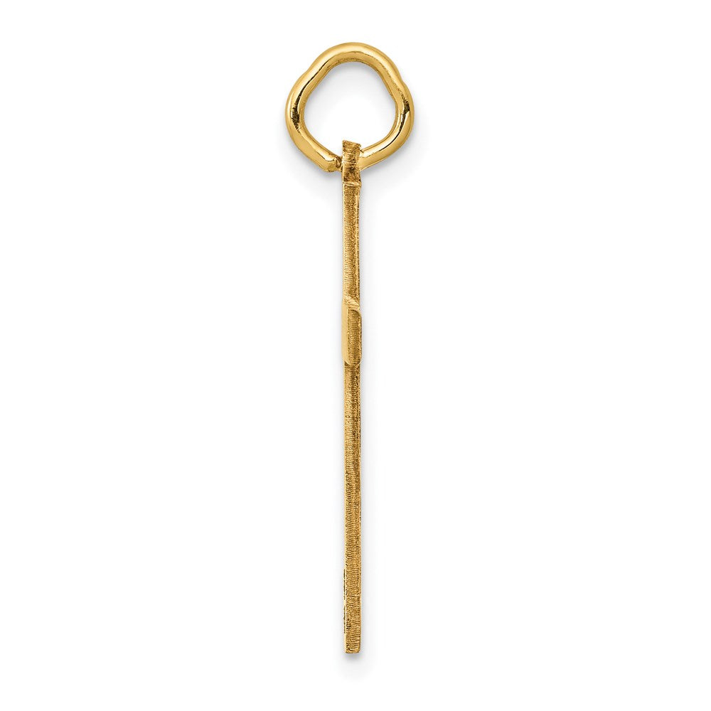 Gold Latin Cross Pendant