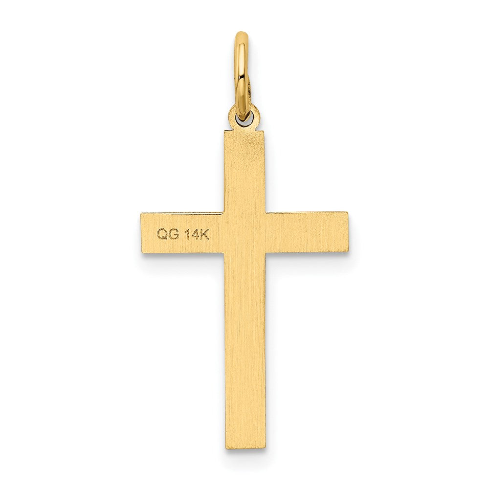 Gold Latin Cross Pendant