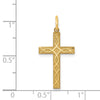 Gold Latin Cross Pendant