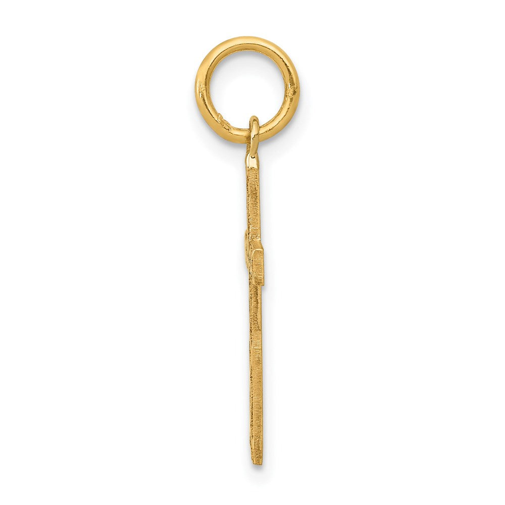 Gold Latin Cross Pendant