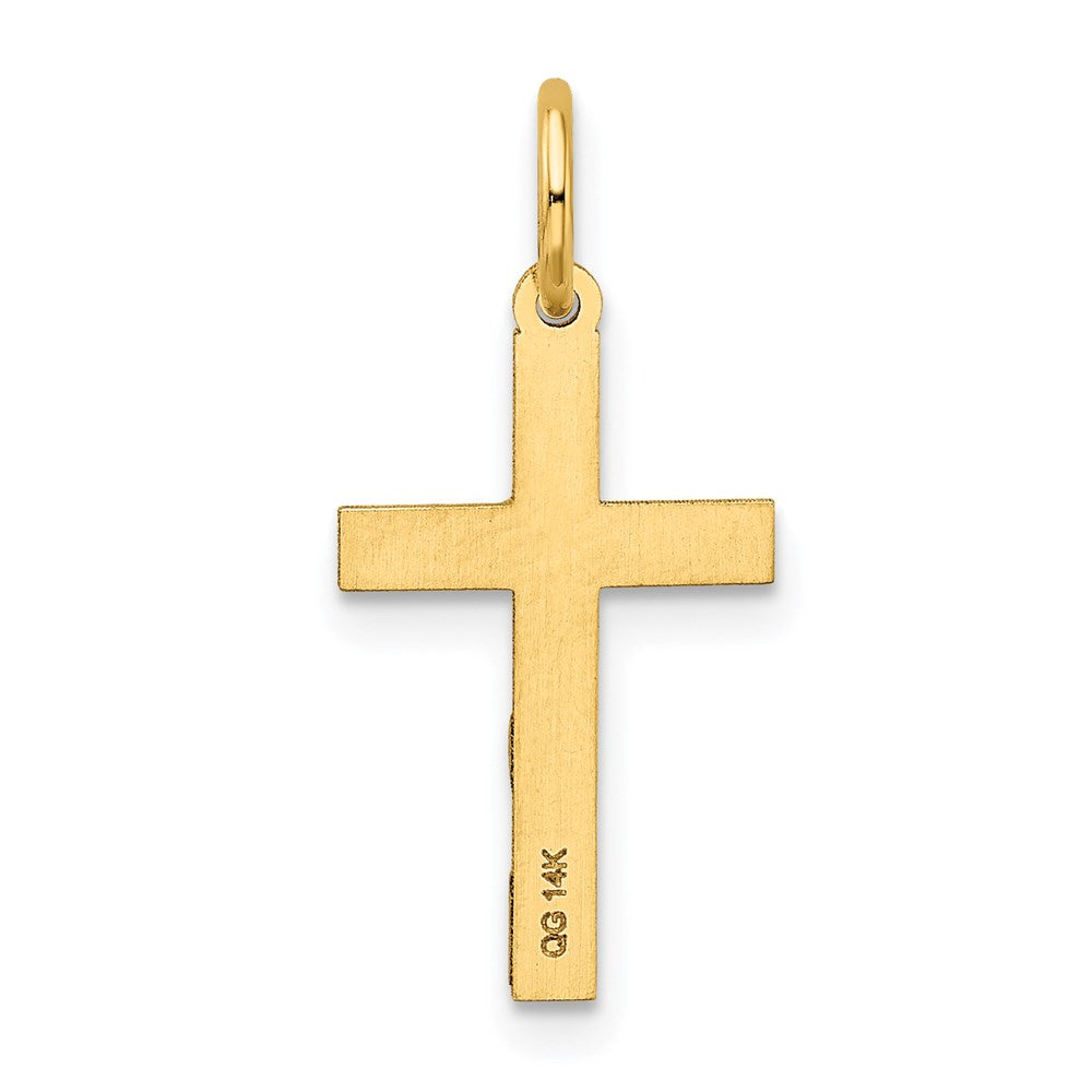 Gold Latin Cross Pendant