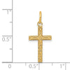 Gold Latin Cross Pendant