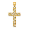 14k Filigree Cross Pendant