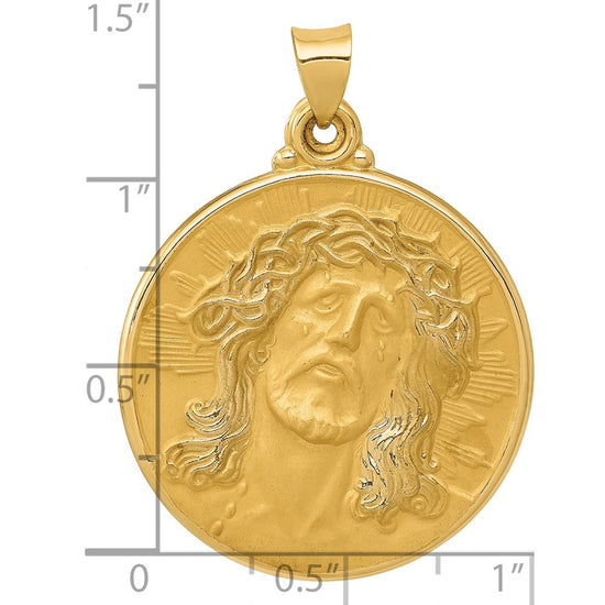 Gold Faces of Jesus Pendants