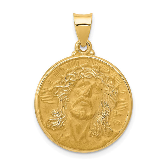 Gold Faces of Jesus Pendants