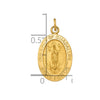 Gold Our Lady of Guadalupe Pendants