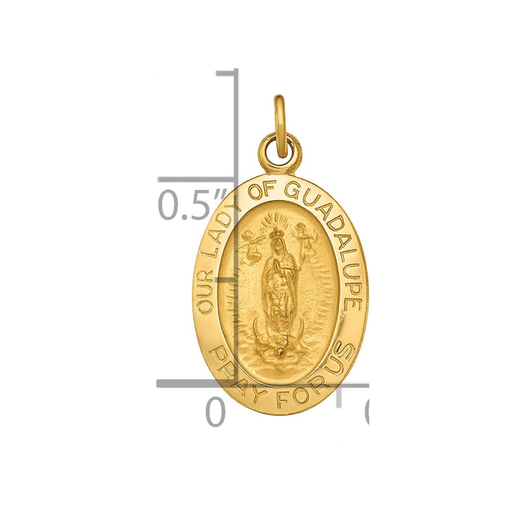 Gold Our Lady of Guadalupe Pendants