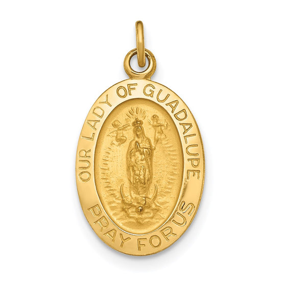 Gold Our Lady of Guadalupe Pendants